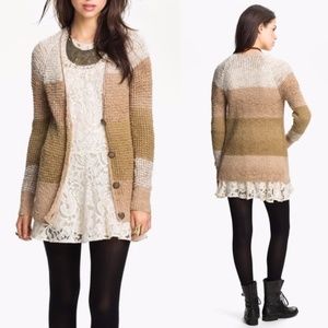 Free People Lake Tahoe Colorblock Cardigan